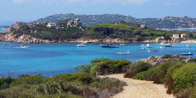 The coast of the island of La Maddalena in Sardinia, Italy