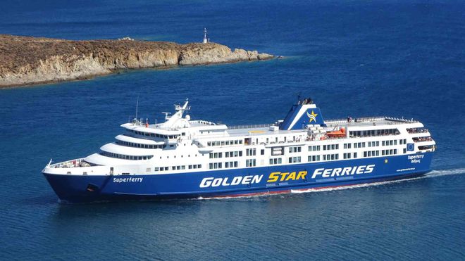 Top view of the ferry